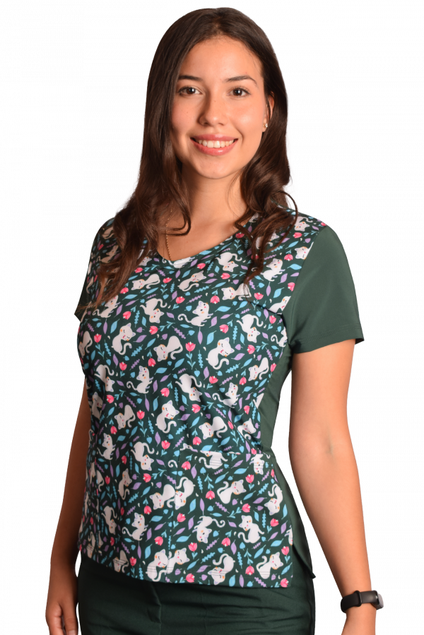 Blusa Anti. c/Estampado V. Bianca para Dama